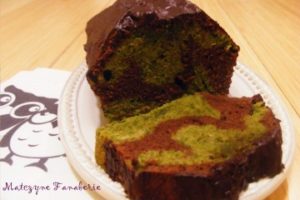 Babka czekoladowa z herbatą matcha