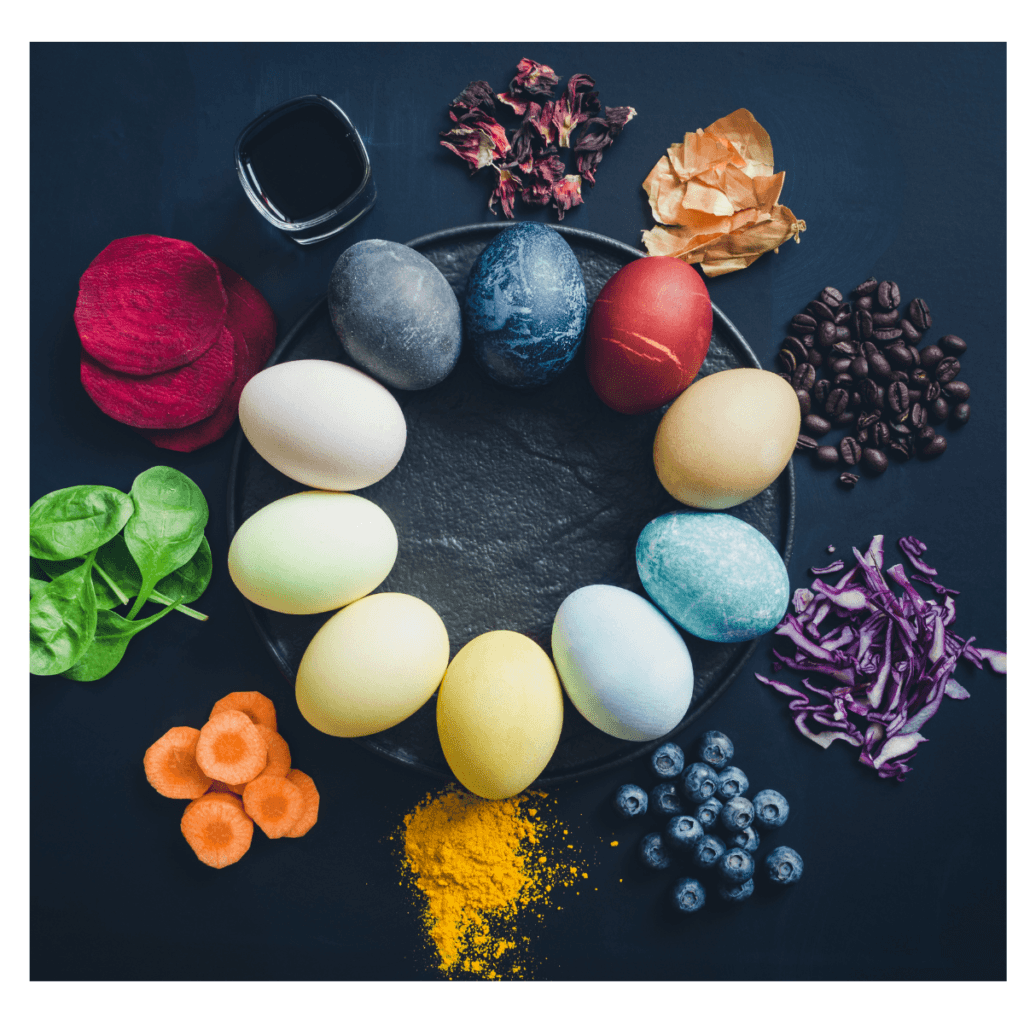 naturalne barwniki do jajek