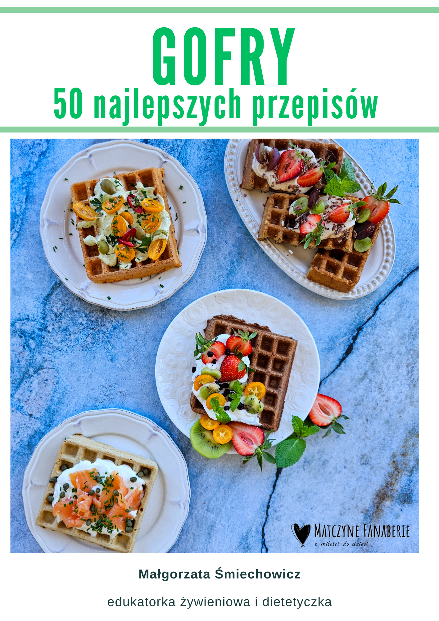 Gofry pistacjowe 3 przepis na gofry