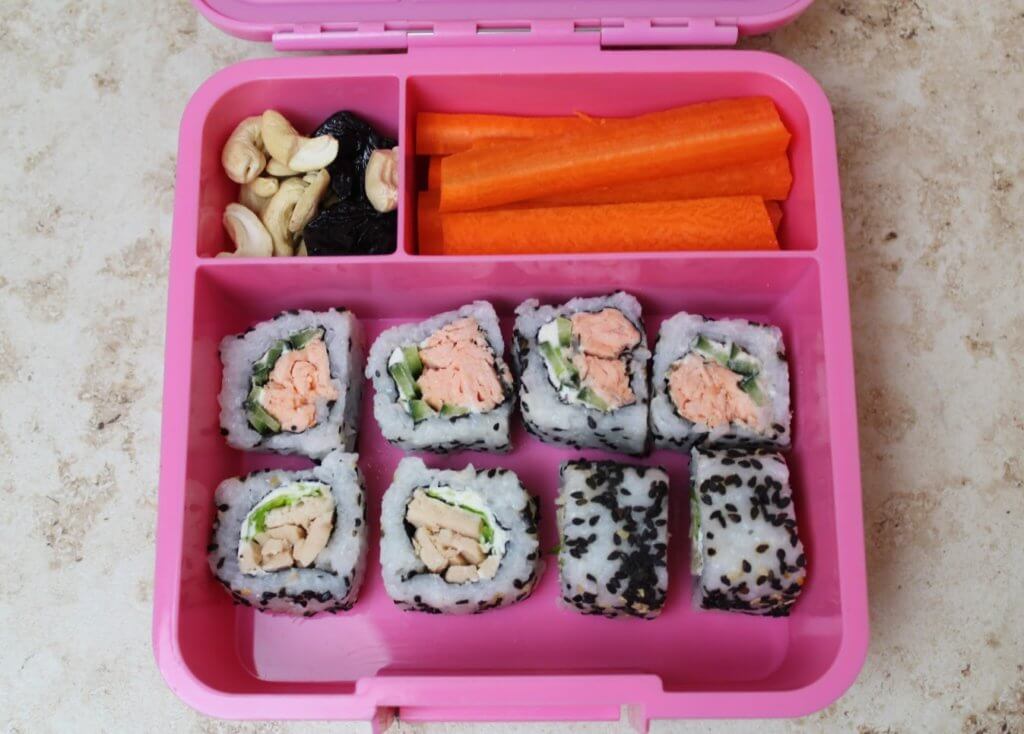 lunchbox do szkoły dla dziecka najlepsze sushi