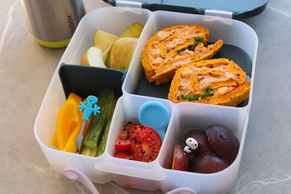 rolada dyniowa lunchbox do szkoły