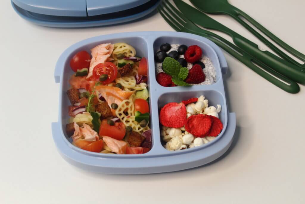 NUUMI szczelny lunchbox z naklejkami 4 szczelny lunchbox do szkoły