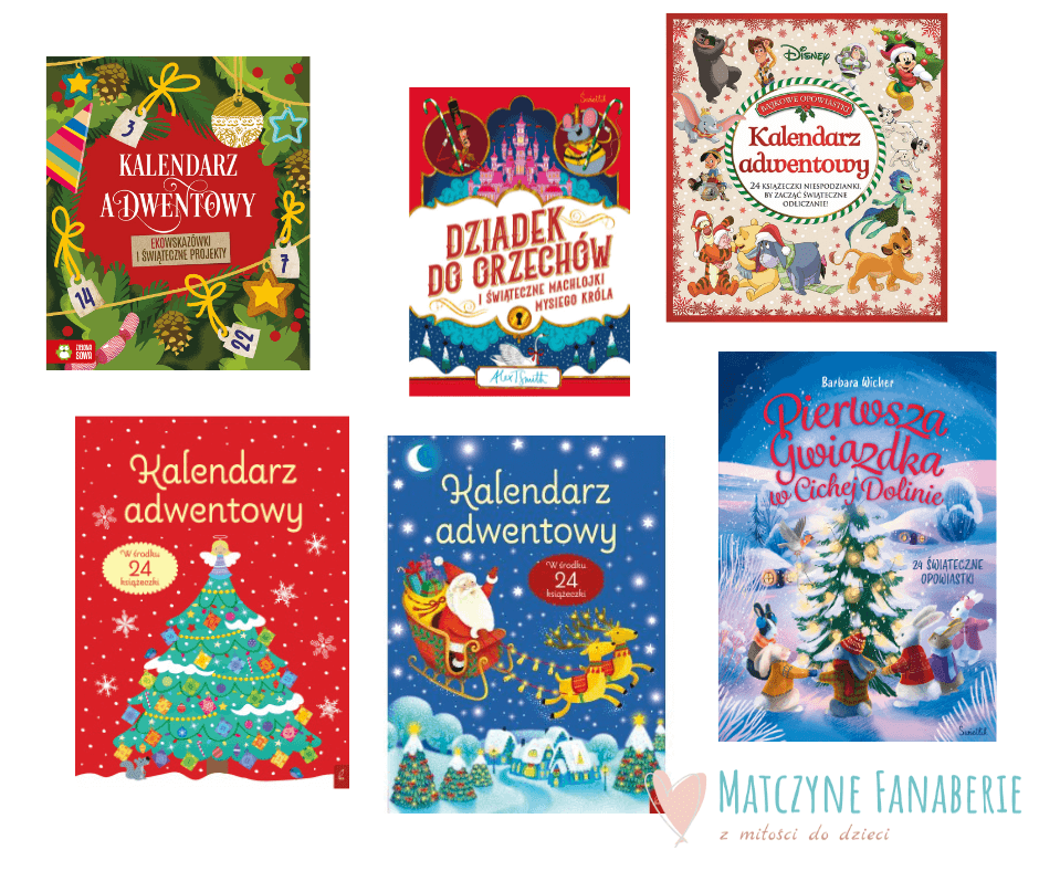 książkowe kalendarze adwentowe