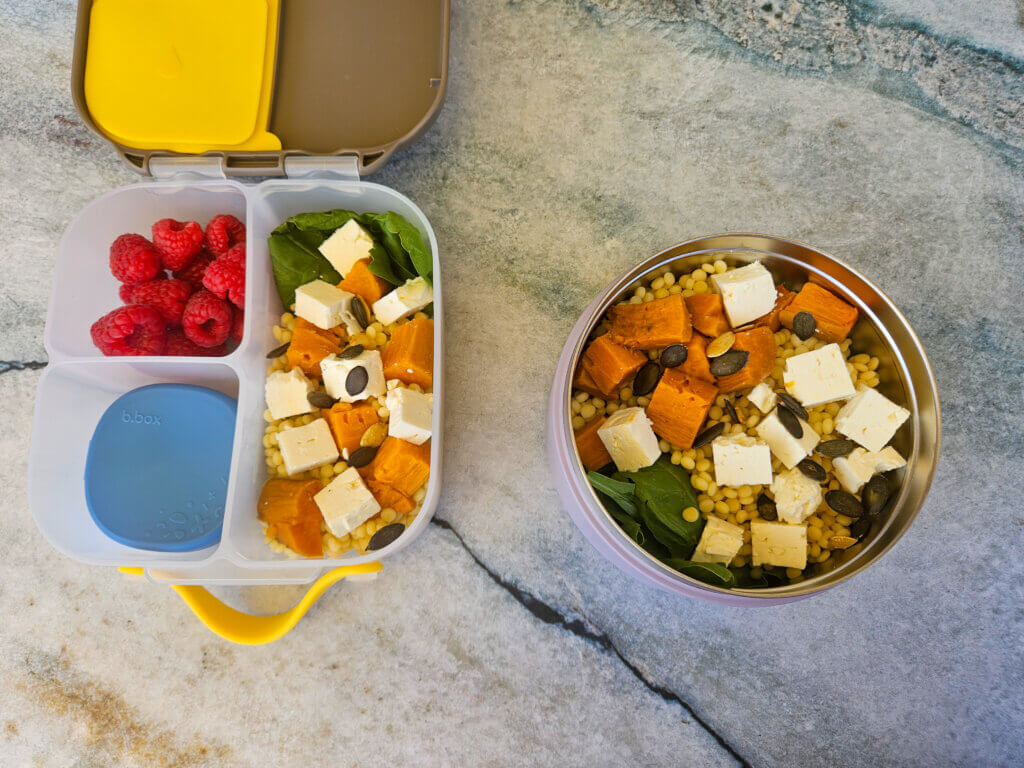 lunchbox do pracy sałatka